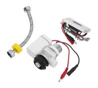 SHINEOFI Valve de Chasse Automatique pour Urinoir Mural Capteur Infrarouge Ensemble de Vanne ABS Étanche Accessoire de Réparation pour Toilettes Commerciales Système en Eau Kit Complet