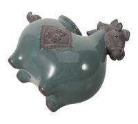 SHINEOFI Vase à Fleurs en Porcelaine de Cheval du Nouvel an Chinois Vase Décoratif Animalier en Céramique Stable pour Plantes et Décoration Festive Finition Brillante Élégante