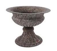 SHINEOFI Vase Décoratif Rétro en Fer Forgé 18 CM de Large Support pour Fleurs Séchées et Arrangements Floraux Jardinière Vintage pour Décoration Intérieure et Centre de Table de Mariage