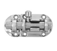 SHINEOFI Verrou à Glissière Acier Inoxydable Loquet Sécurité Coulissant pour Porte Fenêtre Clôture et Coffre Résistant Installation Horizontale et Verticale