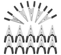 SHINEOFI Verrous de Porte pour Cage à Oiseaux Métalliques Antidérapants Clips de Sécurité pour Portes de Cages à Perroquets Lot de 100 Pinces Noires Grandes Tailles Système Anti-Évasion