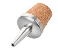 SHINEOFI Verseur pour Bouteilles Amères avec Bouchon Doseur en Liège Naturel, Bec Verseur Antigoutte Polyvalent, Accessoire De Bar pour Service De Boissons à Domicile Et Restaurant