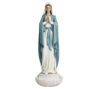 ShineOnAngel Statuette de Notre-Dame de Grâce, Support de Chapelet de la Vierge Marie pour décoration de Table
