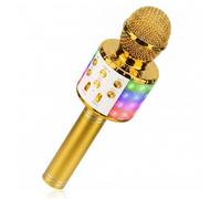 ShinePick Microphone Karaoke sans Fil,Micro Karaoké Bluetooth avec LED