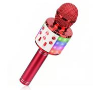 ShinePick Microphone Karaoke sans Fil,Micro Karaoké Bluetooth avec LED