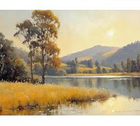 SHINERING Affiches Murales Vintage Représentant Des Paysages Ruraux Sauvages Et Naturels, Imprimées Sur Toile, Peinture À L'Huile, Format A5. Décoration Murale Pour La Maison. 40X50Cm Sans Cadre