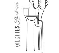 SHINERING Panneau Humoristique Pour Salle De Bain, Wc, Toile, Noir Et Blanc, Affiches Humoristiques, Impressions, Art Mural, Décoration Murale, Format A6 40X50Cm Sans Cadre