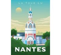 SHINERING Toile De Peinture De Paysage Urbain Européen De Nantes, Art Mural Coloré, Décor Mural De Voyage, Affiche Et Imprimés Pour Décoration De Salon Et De Maison 50X70Cm Sans Cadre