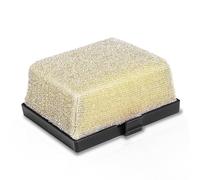 SHINESTAR Tête de rechange sans poils (sans poignée) - Tête de nettoyage pour barbecue en fonte et acier inoxydable - Compatible avec brosse de barbecue d'extérieur - Noir