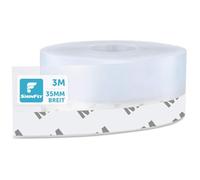 shinfly Boudin de Porte, 35mm x 3m Joint Fenetre Isolation Transparent, Résistant au Vent et à la Pluie, Joint Porte d'Etanchéité Contre les Insectes pour Porte, Fenêtre, Salle de Bain, Bureaux