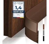 shinfly Boudin de Porte Isolant Froid, Bas de Porte Isolant, Isolation Porte 100cm x 5cm, Protection Froid Porte Idéal pour l'Isolation Contre Froid, Bruit, Insectes(Marron)