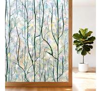 shinfly Film Fenetre Anti Regard Occultant Fenêtre Effet Arc-en-Ciel 75x200cm, Film Electrostatique Vitre, Brise Vue Fenetre, Vitrail Autocollant pour Salle de Bain Cuisine Bureau Chambre