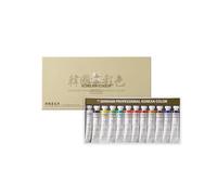 ShinHan Lot de 12 tubes de peinture coréenne professionnelle de 20 ml - Peinture orientale pour Hanji et créativité mixte