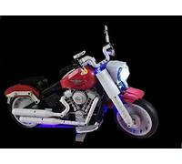 Shining Blocks Kit d'éclairage LED pour Lego 10269 Creator Expert Harley-Davidson Fat Boy