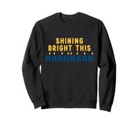 Shining Bright This Hanukkah Tee Hanukkah, lumières juives Sweatshirt