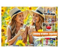 Shining brighter together - My heart, my sister, my home (Wall Calendar 2026 DIN A2 landscape), CALVENDO 12 Month Wall Calendar: The perfect calendar for you and your sister.