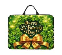 Shining-Clover-St.Patrick'S Housse pour ordinateur portable 14" avec fermeture éclair