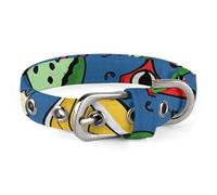 Shining Eyes Collier à griffonner avec Boucle Facile à Fixer pour Animal | Collier réglable et confortable en tissu Oxford pour chien et chat de petite et moyenne taille