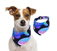Shining Little Fish Bandana pour chien et chat 1 pièce Accessoires pour petits chiens