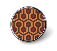 Shining Overlook Badge rond personnalisé en métal pour vêtements, sacs, chapeaux, broche imprimée humoristique, décoration de fête, accessoires pour homme et femme