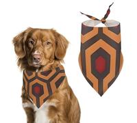 Shining Overlook Bandanas pour chien pour le toilettage - Bavoirs triangulaires pour chats et chiens - Lavable - Tendance - Pour les fêtes et les voyages - 70 x 30 cm