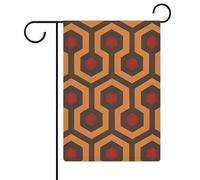Shining Overlook Drapeau de jardin double face 30,5 x 45,7 cm, drapeau vertical en lin, drapeaux de maison durables pour fêtes de vacances décoratives en plein air