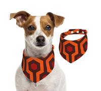 Shining Overlook Écharpe double face en coton doux et élégant pour animaux de compagnie