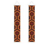 Shining Overlook Lot de 2 bannières de félicitations en polyester réutilisables et lavables avec tringles et cordes pour porte d'entrée, cour, cérémonie ou fête