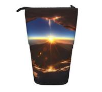 Shining Overlook Sac à crayons télescopique avec impression sur pied, Noir , Taille unique