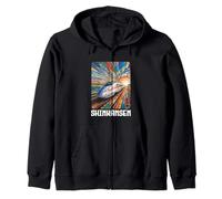 Shinkansen Japan Bullet Train Anime Kanji Souvenir Japonais Sweat à Capuche