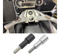 ShinKanSen Support De TéLéPhone Pour Moto Tige D'Extension Pour Guidon Support De TéLéPhone Portable Navigation Gps Compatible Avec B&M&W K1600GT, R1200RE, R1200RT, R1250RS, R1250RT 2017-2020 (Argent)