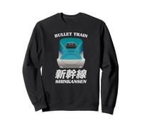 Shinkansen Train à grande vitesse Japon Souvenir Kanji Sweatshirt