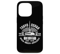 Shinkansen Train à Grande Vitesse Tokyo Osaka Japon Kanji Souvenir Coque pour iPhone 13 Pro