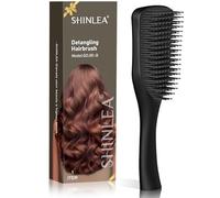 SHINLEA Brosse à cheveux démêlante ultime, brosse à cheveux démêlante pour cheveux mouillés et secs, réduit la casse, élimine les nœuds, glisse à travers les enchevêtrements, tous les types de cheveux