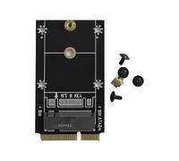 SHINLHUA Adaptateur MSATA vers B Vitesse 6 Gbit/s pour ordinateur portable Migration de données de bureau Carte adaptateur MSATA Drive
