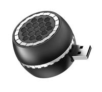 SHINLHUA Haut-parleurs miniatures conviviaux à connexion instantanée pour ordinateur portable - Taille compacte - S'adapte à la plupart des ports USB et des conférenciers d'ordinateur portable