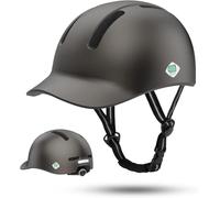 Shinmax Casque de vélo pour Homme et Femme, Casque de vélo avec visière pour Voyageurs urbains, Casque réglable pour vélo de Montagne, Casque de vélo de Route Adulte