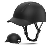 Shinmax Casque de vélo pour Homme et Femme, Casque de vélo avec visière pour Voyageurs urbains, Casque réglable pour vélo de Montagne, Casque de vélo de Route Adulte