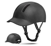 Shinmax Casque de vélo pour Homme et Femme, Casque de vélo avec visière pour Voyageurs urbains, Casque réglable pour vélo de Montagne, Casque de vélo de Route Adulte