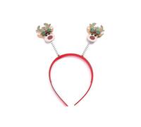 Shinning Bouncing Elk Shape Hair Hoop Live Broadcast Headband Xmas Headwear