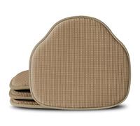 Shinnwa Windsor Lot de 4 Coussins de Chaise antidérapants pour chaises de Cuisine, Salle à Manger avec Rembourrage en Mousse et Housse texturée (43,2 x 39,5 cm)