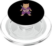 Shinobi Samurai Ninja Cat Warrior Art Japonais PopSockets PopGrip pour MagSafe