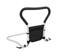 Shinpeed Barrière de lit réglable pour personnes âgées, aide au relèvement avec sac de rangement, barre d'aide au lit de sécurité réglable en hauteur pour personnes âgées, handicapées