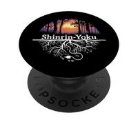 Shinrin-Yoku Déconnexion Forêt Baignade Tech Break PopSockets PopGrip Adhésif