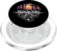 Shinrin-Yoku Déconnexion Forêt Baignade Tech Break PopSockets PopGrip pour MagSafe