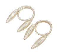 SHINROAD 1 paire d'embrasses de rideaux robustes sans perçage avec boucle décorative lisse pour traitement de fenêtre, fixations faciles à utiliser, supports de rideaux durables beige