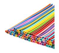 SHINROAD Ballons en Latex de Haute qualité Style de 100pcs 260 épaississement Long pour Les Animaux modélisation du Mariage d'anniversaire Melange de Couleurs