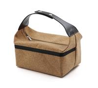 SHINROAD Boîte à déjeuner compacte et spacieuse isotherme Bento tendance avec porte-boisson, design étanche pour pique-nique, collations pour femme, marron