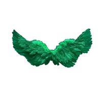 SHINROAD Costume de Danse Ailes Accessoires de fête Enfants Ange Filles Princesse Plume réglable fée Cosplay scène Performance Accessoire pour Halloween Vert
