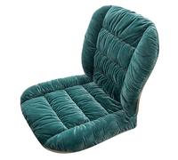 SHINROAD Coussin d'assise chaud et confortable, bureau, chaise d'ordinateur, jupe d'hiver avec housse amovible lavable, protection de la taille, bonne élasticité élastique, vert doux, rectangle